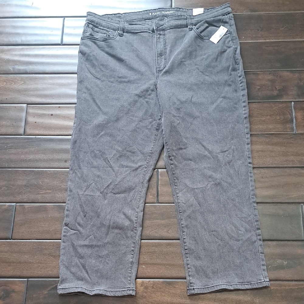 Reitmans Straight Leg Jeans in Charcoal